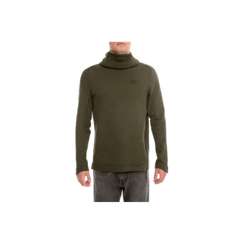 Nike Армейский зеленый Мужской Свитшот