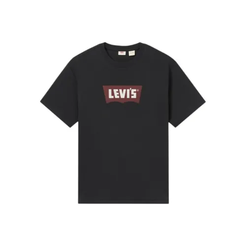 Levis Мужские Черные T-Рубашки