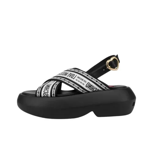 LOVE MOSCHINO One Ремешок Сандалии Женские Черные