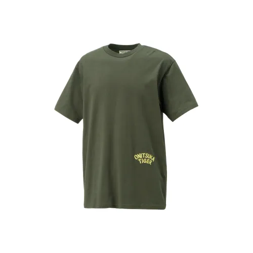 Onitsuka Tiger T-Shirt Унисекс Зеленый