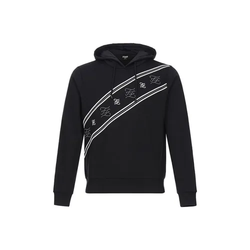 FENDI Черный Мужские Свитшоты
