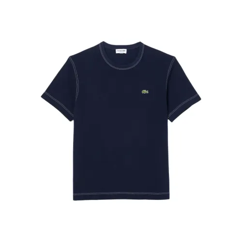 Рубашка T с коллаборацией LACOSTE Мужская Полночный синий