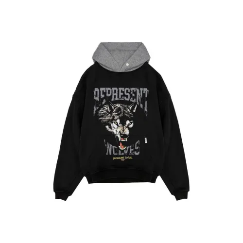 REPRESENT Черные Мужские Свитшоты