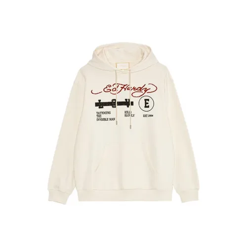 Ed Hardy Белый Мужской Свитшот