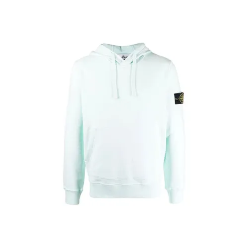 STONE ISLAND FW21 Свитшот Мужской Светло-Синий