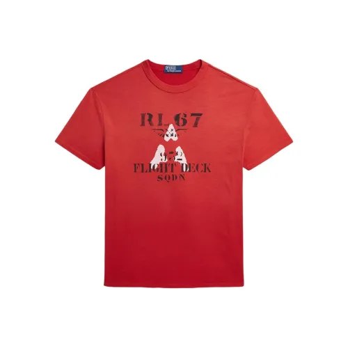 Polo Ralph Lauren T-рубашка мужская кирпично-красного цвета