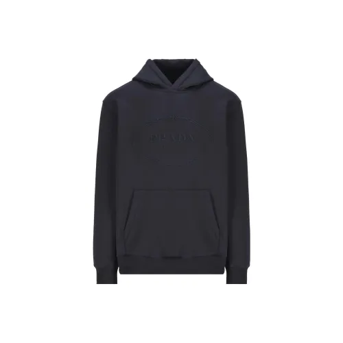 PRADA Синий Мужской Свитшот