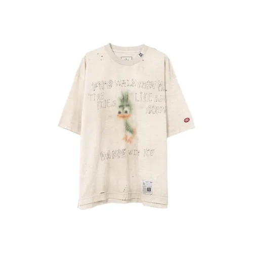 Maison Mihara Yasuhiro Серые Мужские T-Рубашки