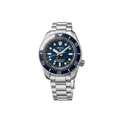 SEIKO MARINEMASTER Collection Автоматический Механический Механизм Нержавеющая Сталь Ремешок Часы 42 мм Мужские Часы Синий Циферблат