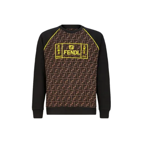 Fendi Коричневый Мужской Свитшот