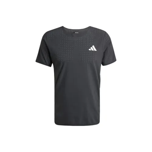 Adidas Adizero Черные Мужские Т-Рубашки