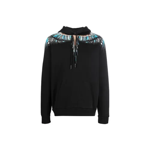 MARCELO BURLON Черные Мужские Свитшоты