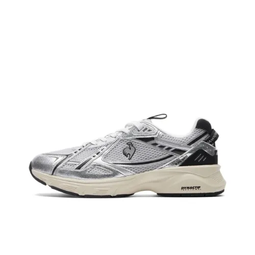 Le Coq Sportif LCS R2004 Low Топ Толстая подошва Кроссовки Унисекс Серый Серебряный