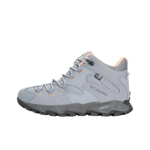 Columbia совместный бренд SABER VI Водонепроницаемый и дышащий MID Топ Альпинизм Обувь Женские Серый