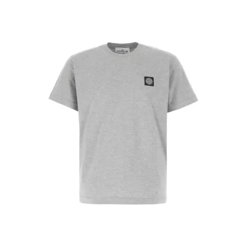 Stone Island Серый Мужской T-Рубашки