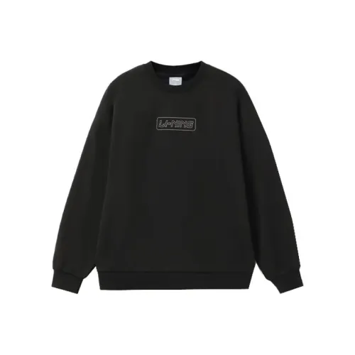 LINING Толстовка Зимняя Унисекс Черная