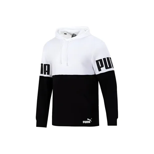PUMA Черный/Белый Мужские Толстовки