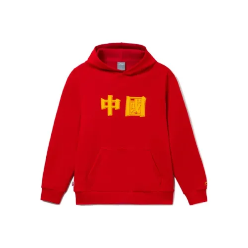 LINING Sports Trend Series Толстовка Мужской Красный