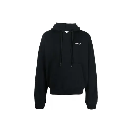 Off Белый SS22 Черный Мужские Толстовки