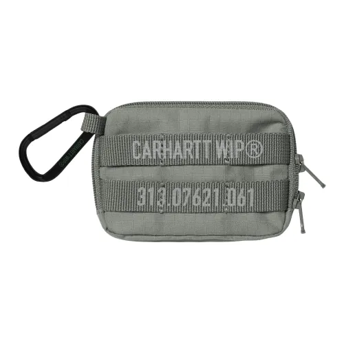 Carhartt WIP Полиэстер Монета Кошелек Стандартный Мужской Дымчатый Зеленый
