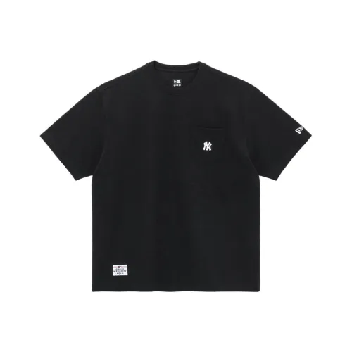 New Era Черная Унисекс Футболка