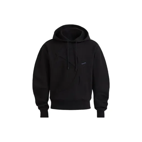 H&M X Mugler Co Фирменный Черный Мужские Толстовки