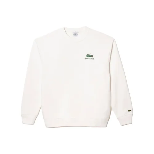 LACOSTE Белый Унисекс Свитшоты