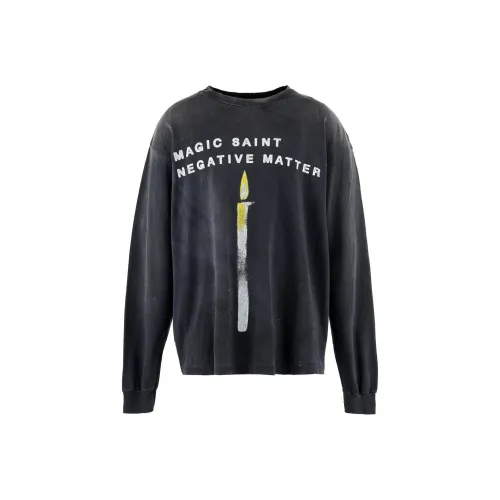 SAINT Mxxxxx SS25 T-Shirt Унисекс Черный