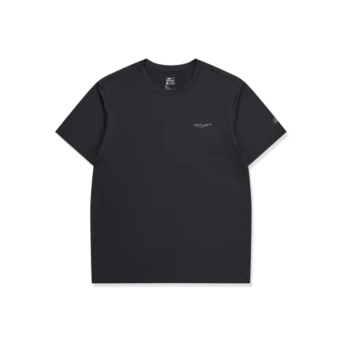 Erke ZONGXUNXILIE Бег T-Shirt Унисекс Глубокий Черный