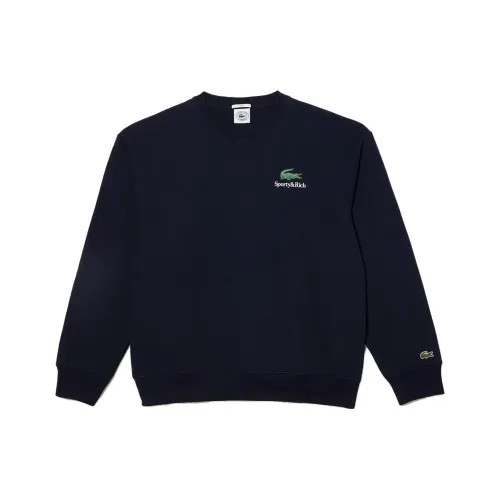 LACOSTE x SPORTY RICH Свитшот Унисекс Синий