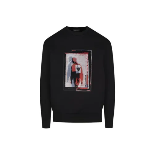 EMPORIO ARMANI Толстовка Мужская Черная