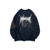 Белый темно-синий