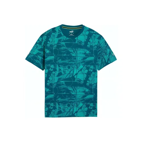 PUMA Mercedes AMG Petronas F1 Blue Men's T-Shirts