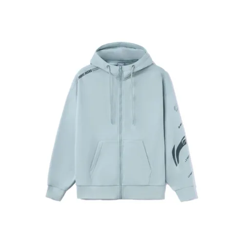 LINING Толстовка Унисекс Серый Туманный Зеленый