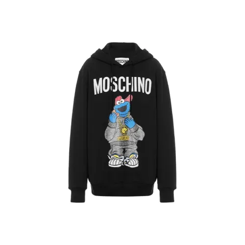 MOSCHINO Черный Унисекс Свитшоты
