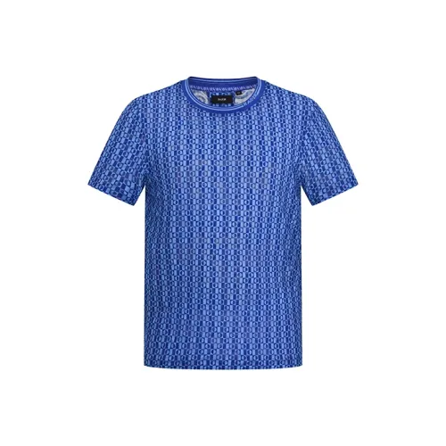 RARE Короткий рукав T-рубашки Мужской Синий