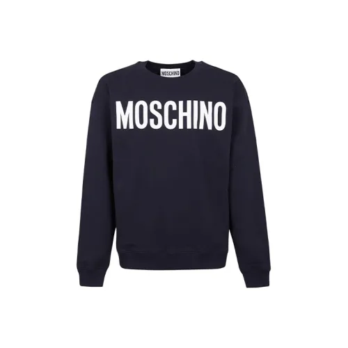 MOSCHINO Синий Мужской Свитшот