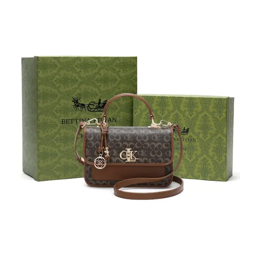 BETTINA VIVIAN ПУ (полиуретан) Сумка Стандартная Женская Кофейного цвета