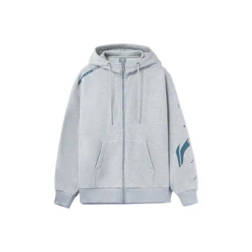 LINING Толстовка Унисекс Кремовый Серый