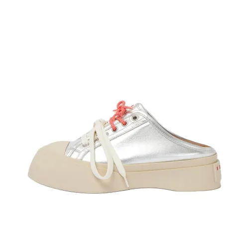 Marni Pablo Резиновая подошва Домашние тапочки Женские Серебристые