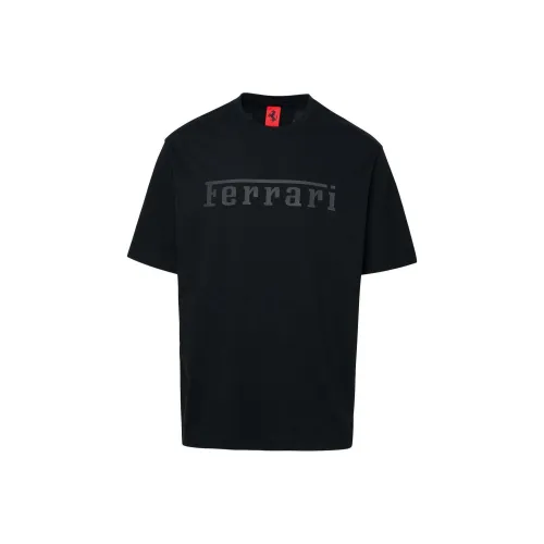 Феррари Черные Мужские T-Рубашки
