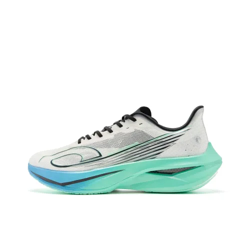 QIAODAN Swift 3PRO Беговые кроссовки Низкий Топ Джордан-белый Smart Зеленый Мужской