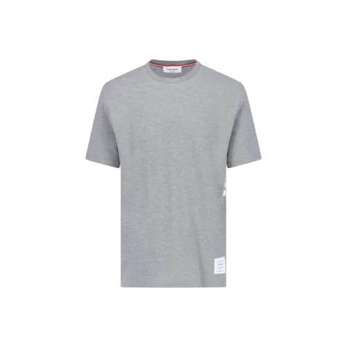 THOM BROWNE Серый Мужской T-Рубашки