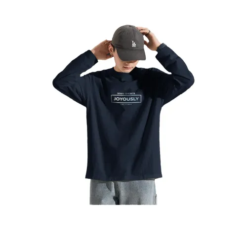 Tonlion T-Shirt Мужская Темно-Синяя