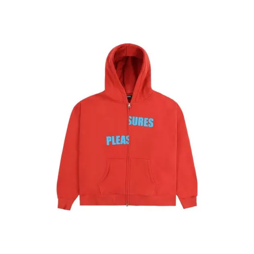 PLEASURES Red Men's Sweatshirts PLEASURES Красный Мужские Толстовки