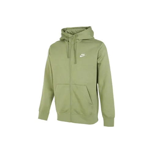 Nike Масляный Зеленый Мужские Толстовки