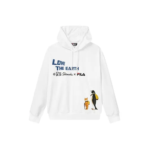 FILA Стандартный Белый Мужской Свитшот
