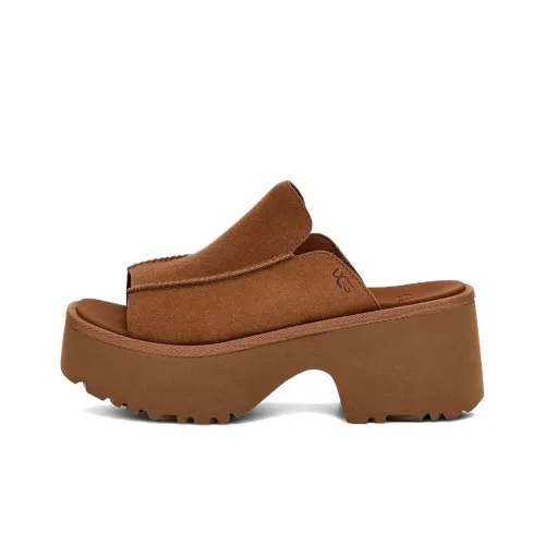 UGG Шлепанцы Женские Каштановый