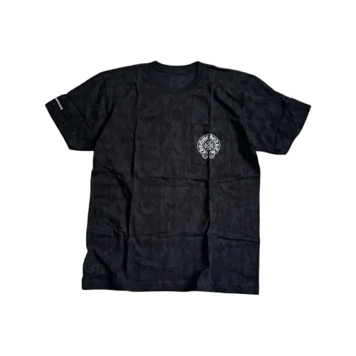 Chrome Hearts Мужские черные футболки