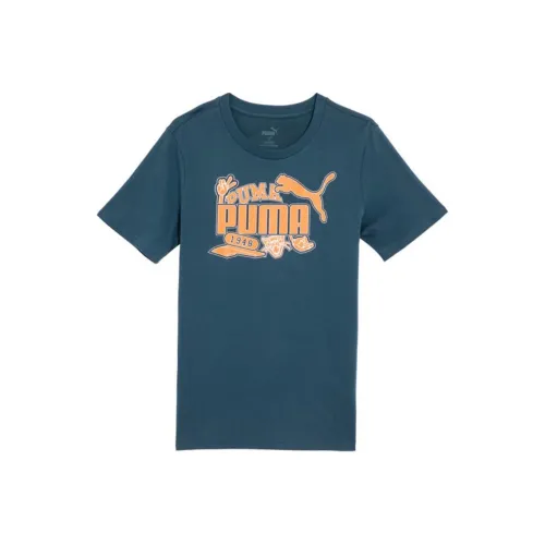 PUMA T-Shirt Мужская Midnight Blue